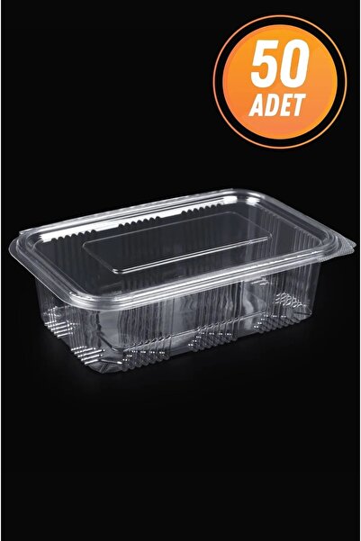 Vatan 1000 CC sızdırmaz Kap  Kase Kapaklı Kutu Saklama kabı  50 adet