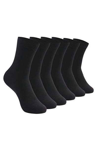 myprem socks Siyah Erkek Soket Çorap ,siyah Uzun Çorap ,erkek Çorap 6 Çift