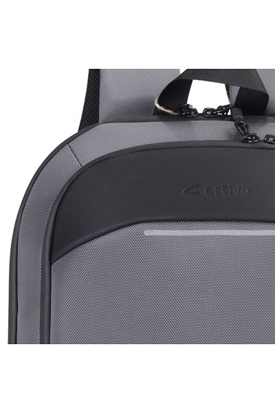CACTİVE Rucsac C-active pentru bărbați cu compartiment pentru laptop, țesătură Oxford 8620 gri