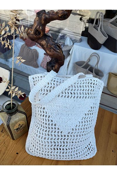 Derin Sanat Unisex Ψάθινη Τσάντα - Μοντέρνα και Μεσαία Χρήσιμη
