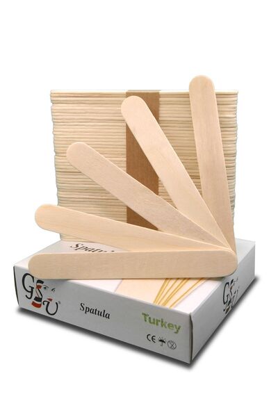 Referans kozmetik Ahşap Spatula 500 Adet-5 Kutu