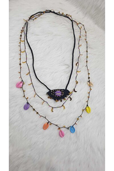 HAPPY HANDMADE Bohem Kolye Özel Tasarım Hediyelik Takı