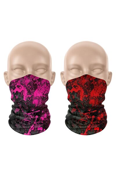 dairaksesuar 2-Piece Athlete Hair Band - Neck Collar and Face Mask Balaklava ...