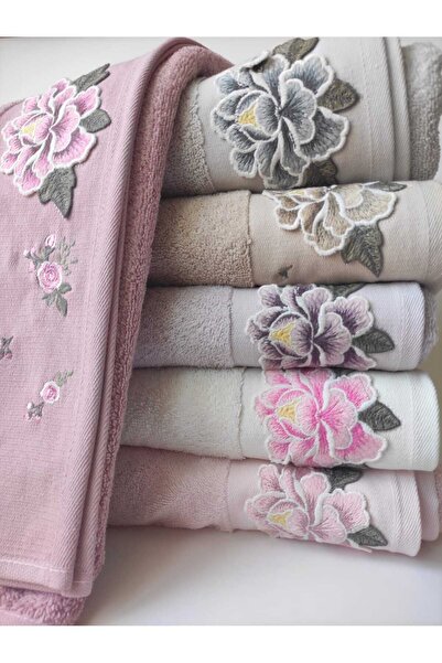 Nurpak 30x50 см DURU - 3D вишивка, набір з 6 кухонних рушників (100% бавовна)