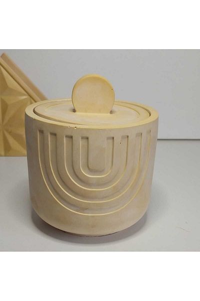 KARRA Spice Bowl Concrete Sugar Bowl