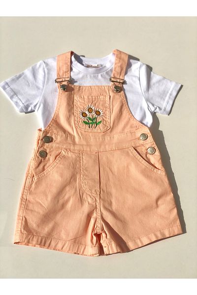 Dijitex Girl's Linen Salope CJ - Girik Kids Linen Shorts