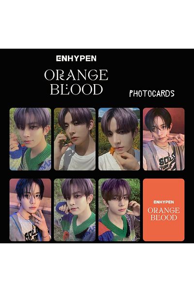 Kpop Dünyasi ENHYPEN HEESEUNG - "Orange Spring" Photocard Set