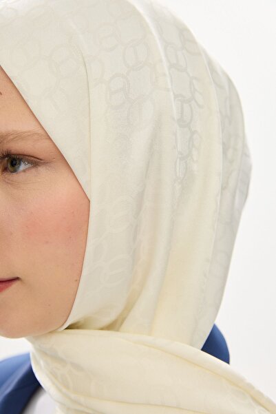 Mira İpek Jacquard Shawl Series (Ring Pattern)