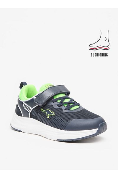 Kangaroos حذاء رياضي بملمس مميز للأولاد مع بطانة