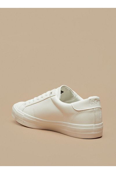 Lee Cooper Men's Monotone Low Ankle Sneakers with Lace-Up Closure