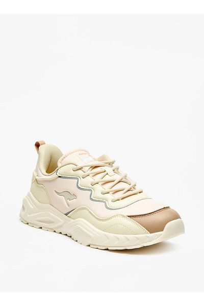 Kangaroos Women's Colourblock Sports Shoes with Lace-Up Closure