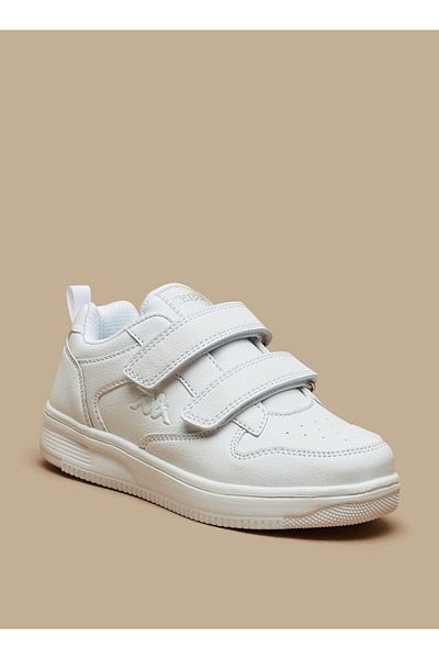 Kappa Textured Sneakers with Hook and Loop Closure