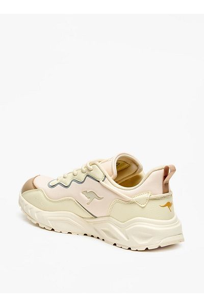 Kangaroos Women's Colourblock Sports Shoes with Lace-Up Closure