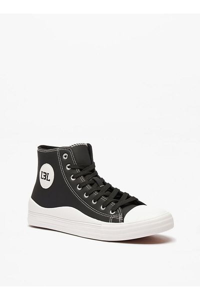 LBL by Shoexpress Solid High Top Boots with Zip Closure