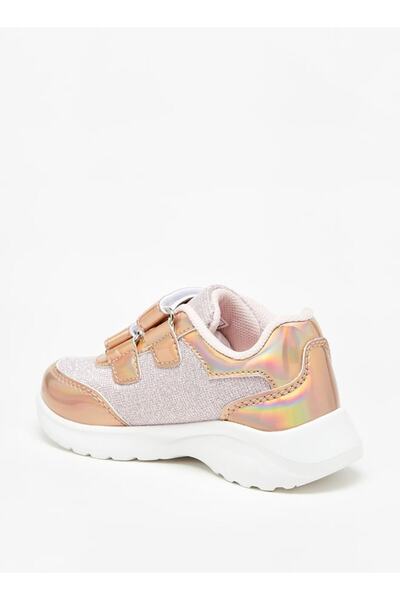 Flora Bella by Shoexpress Panelled Sneakers with Hook and Loop Closure