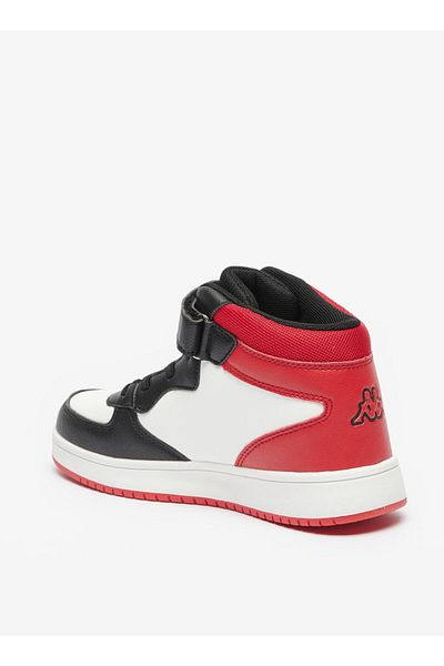 Kappa Boys' High Top Sneakers with Hook and Loop Closure