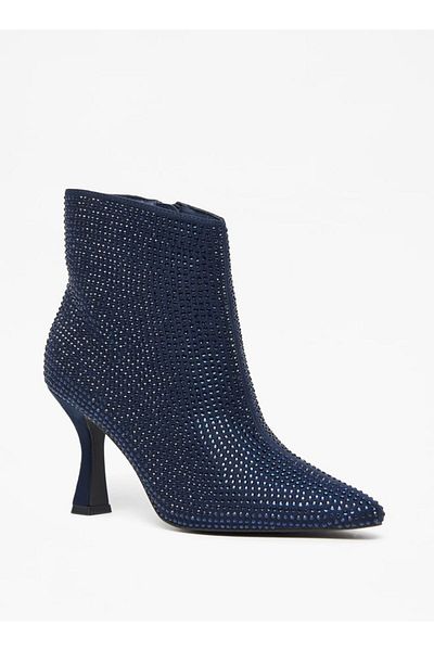 Celeste Women's Studded Ankle Boots with Stiletto Heels