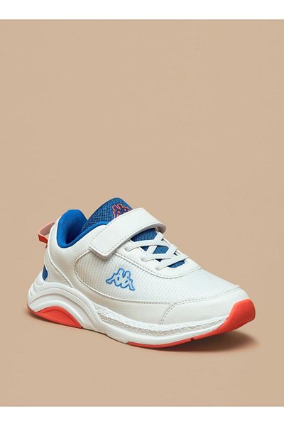 Kappa Boys' Colourblock Walking Shoes with Hook and Loop Closure