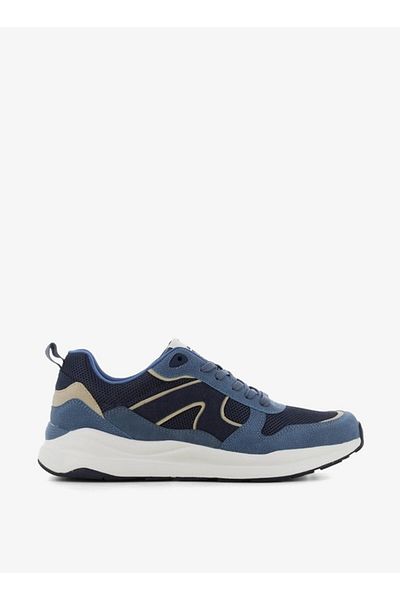 SJ Men's Textured Lace-Up Sports Shoes