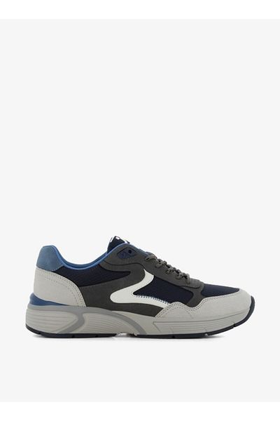 SJ Men's Colourblock Lace-Up Sneakers
