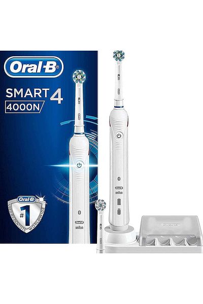 Oral-B Oral B Smart 4 - 4000N, Rechargeable Tooth brush with Bluetooth connectivity - D601.525.3