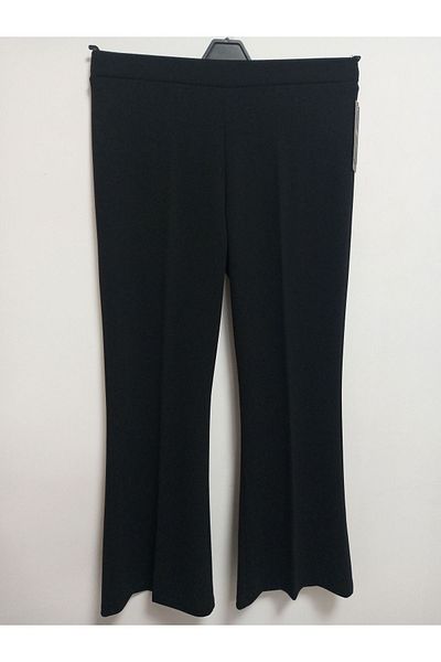 AKŞEN GİYİM LARGE SIZE SPANISH COLLAR SIZE LYCRAL SEASONAL SCUBA CREPE FABRIC TROUSERS