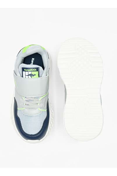 Kangaroos Boys' Colourblock Sports Shoes with Hook and Loop Closure
