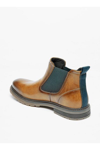 LBL by Shoexpress Solid Slip-On Chelsea Boots