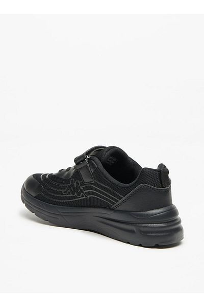Kappa Boys' Mesh Textured Walking Shoes with Hook and Loop Closure