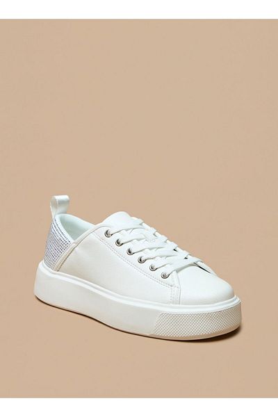 Celeste Women's Embellished Lace-Up Low Ankle Sneakers