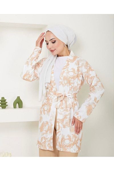 modasindoma Floral Patterned Women's Kimono Set