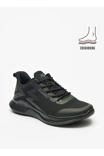 Kappa Men's Textured Lace-Up Sports Shoes with Cushioning