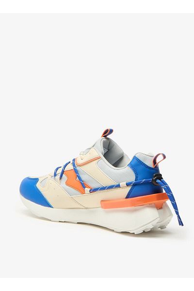 Haadana Colourblock Low Ankle Sneakers with Lace-up Closure