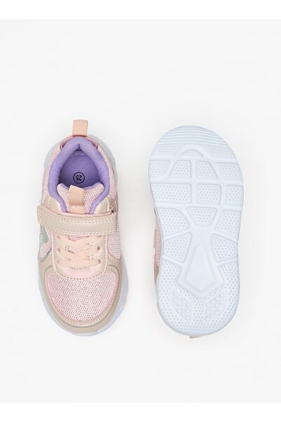 Flora Bella by Shoexpress Applique Detail Sneakers with Hook and Loop Closure