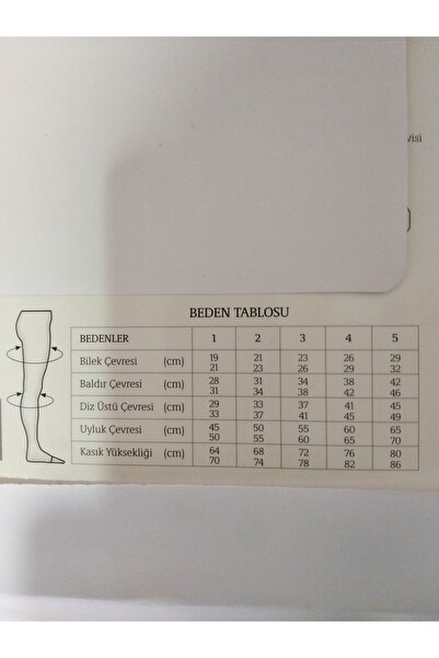 Varisel Turkuvaz Varis Çorabı Hamile Külotlu Açık Burun Orta Basınç X Xl