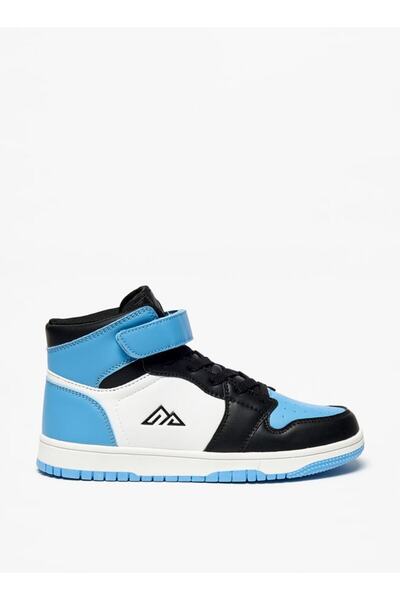 Oaklan by Shoexpress Panelled High-Top Sneakers with Hook and Loop Closure