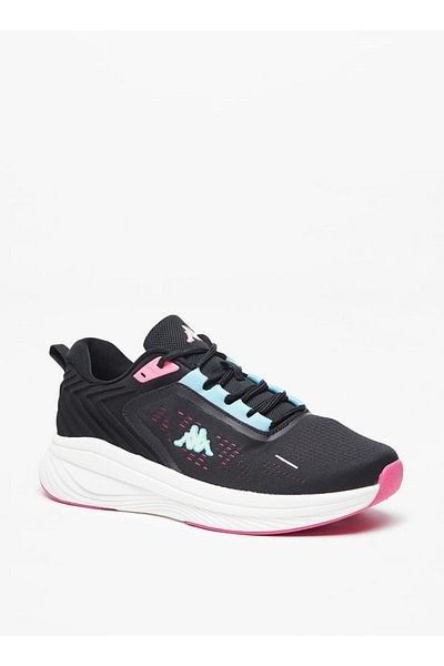 Kappa Women's Textured Lace-Up Sports Shoes with Cushioning