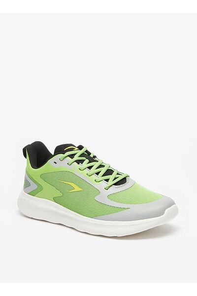 Dash Men's Textured Lace-Up Sports Shoes with Cushioning