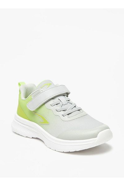 Dash Textured Walking Shoes with Hook and Loop Closure