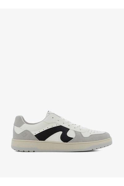 SJ Men's Colourblock Lace-Up Sneakers