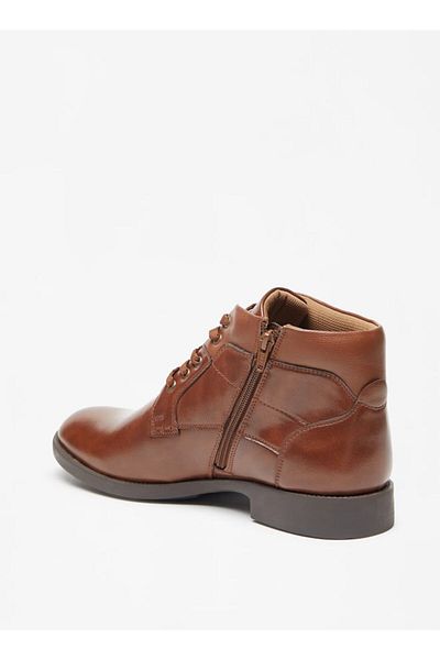 LBL by Shoexpress Solid Chukka Boots with Zip Closure