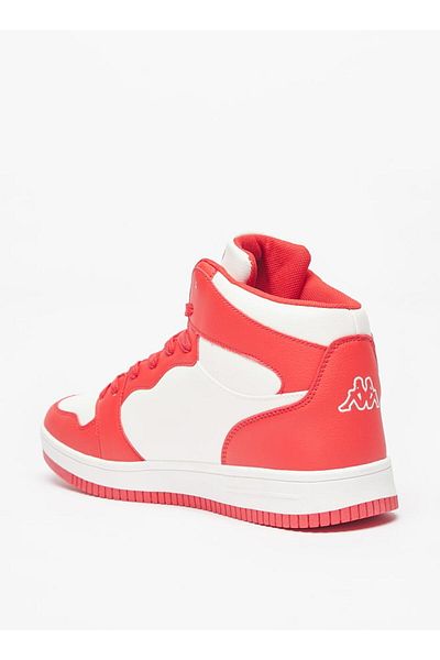 Kappa Men's Panelled High Top Lace-Up Sneakers with Cushioning