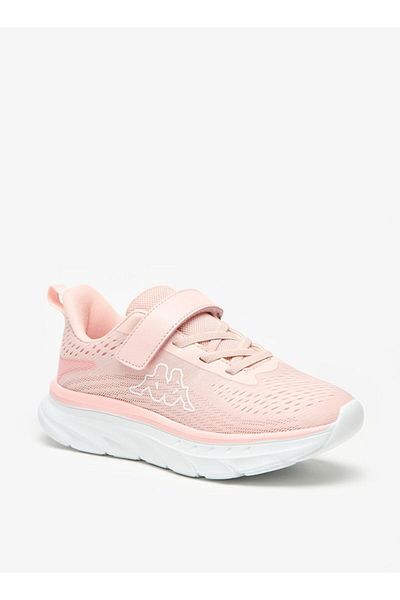 Kappa Girls' Textured Sports Shoes with Hook and Loop Closure