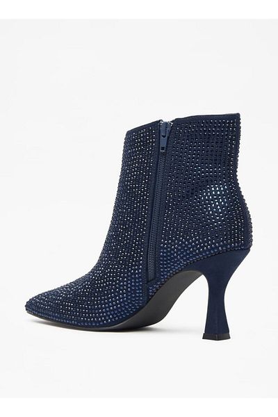 Celeste Women's Studded Ankle Boots with Stiletto Heels