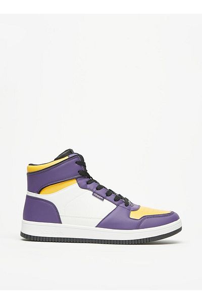 Kappa Men's Lace-Up High Top Lightweight Sneakers
