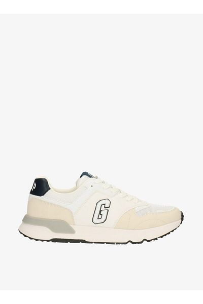 GAP Men's Logo Detailed Sneakers with Lace-Up Closure