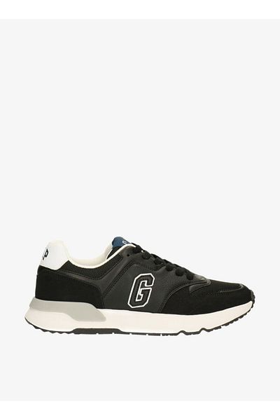 GAP Men's Logo Detailed Sneakers with Lace-Up Closure