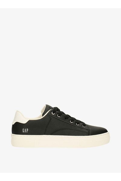 GAP Men's Logo Print Sneakers with Lace-Up Closure