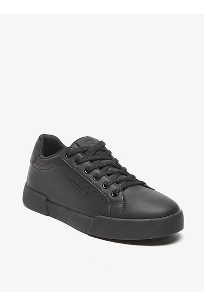 Flora Bella by Shoexpress Solid Low Ankle Sneakers with Lace-Up Closure