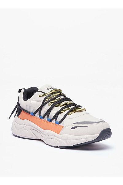 Haadana Textured Lace-Up Sneakers